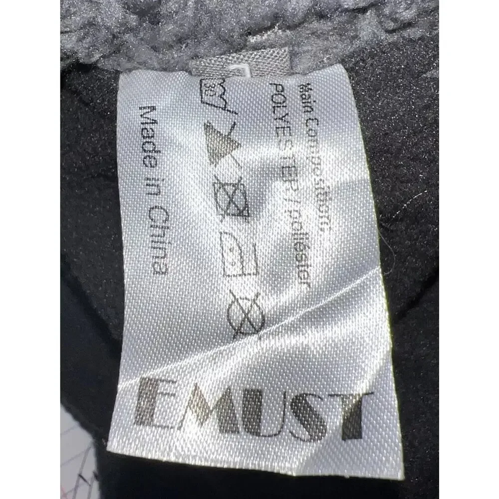 EMUST Doggy Quilted Fleece Orange Jacket Size L